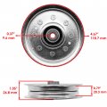 Caltric Deck Tension Arm And Idler Pulley With Belt For John Deere X300 X310 X320 X324 X340