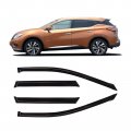 Ocpty Window Visors Fits For 2003-2007 Nissan Murano Tape-on Rain Guards Side Wind Deflectors 4 Pieces 2pcs Front Rear