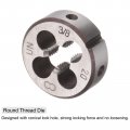 Uxcell 3pcs Tap And Die Set 3 8-20 Un Thread Roundpinging Tool Tap Kit For Nut Screw Bolt Thread Repair
