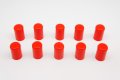 Autobahn88 Silicone Hose Cap Intake Vacuum End Plug Inner Diameter 12mm 0 47 Pack Of 10 Red