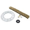 Gold O Ring Chain And Sprocket Kit For Kawasaki Kx125 2004 2005 2006 2007 2008 Silver 12 47 114l Steel Front Rear Sprockets 