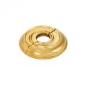 Renovators Supply Manufacturing Aluminum Escutcheon Plate 3 13 In Od 1 2 Ips Lacquered Brass Finish Radiator Flange 