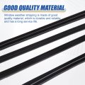 X Autohaux 4pcs Weatherstrip Window Trim For Honda Civic 2016-2019 Seal Car Outside Belt Door Weather Strip