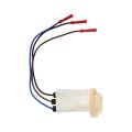 Ford Bronco 1990 91 92 93 1994 Electrical Socket White Color Wire Lead Terminal Snap Fit Attachment Method Round Connector 3 