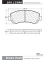 Stoptech 103 13380 Brake Pad Ceramic 