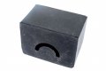 Front Exhaust Pipe Insulator In Black Rubber For 1984-1995 Cherokee Xj 