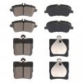 Ceramic Brakes Pads Ocpty Quick Stop Front Rear Brake Pad Fit For 2002-2005 Mercedes-benz C230 2001-2005 C240