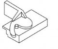 Stb Sweep Lock Right Hand Zinc Die Cast 3 4 In Screw Holes 