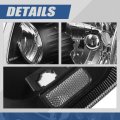 Halogen Model 4pcs Factory Style Headlight Lamps And Parking Lights Compatible With Ford Ranger 2001-2011 Driver Passenger Side