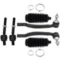 Tie Rod End 6 Piece Set For Volvo V70 2001 2002 Xc70 2003 2007 And Xc90 2014 Es80085 Ev80028 Bt Adjustable Silver 