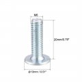 Uxcell M6x20mm Furniture Screw Hex Socket Cap Machine Screws Zinc Plated Fasteners Bolts Full Thread Carbon Steel 10pcs