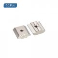 Uxcell T Nuts 50pcs Nickel Plated Carbon Steel Slot Bolts 3030 Series M3 Hammer Head Fastener Sliding For Aluminum Extrusion