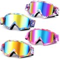 Tallew 4 Pairs Dirt Bike Goggles Motorcycle Motocross Riding Racing Atv For Men Women Power Sport Ski Novel 