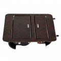 Kuafu Woodgrain Center Console Cup Holder Storage Compatible With 2007-2014 Chevy Silverado Gmc Sierra Cadillac Escalade Full