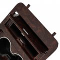 Kuafu Woodgrain Center Console Cup Holder Storage Compatible With 2007-2014 Chevy Silverado Gmc Sierra Cadillac Escalade Full