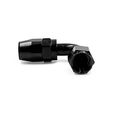 X Autohaux 2pcs Black Aluminum Alloy 10an 90 Degree Swivel Car Fuel Oil Hose End Fitting