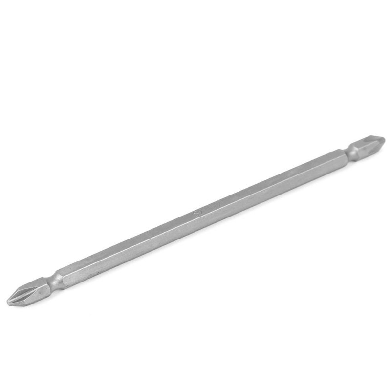 Magnetic Ph2 Double End Phillips Screwdriver Bit Gray 15cm Length