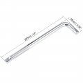 Uxcell Socket Accessory Set Of 2 Pcs 17mm 6-point Shallow 10 L-shape Extension Handle With 1 Drive