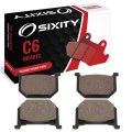 Sixity C6 Front Ceramic Brake Pads For Suzuki Gs1000g Gt Gx 1980-1981 Complete Set 