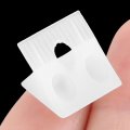 Uxcell Plastic Home Accessory Furniture Corner Angle Fixing Support Bracket Plates 30pcs White
