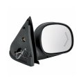 Passenger Side Door Mirror For Ford F 150 1998 1999 2000 2001 2002 2003 Black Paint To Match Cover Power Convex Glass With Led 