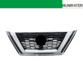 Front Grille Black Without Camera Hole With Chrome Molding Replacement For Rogue 2021-2023