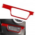 Newsmarts Car Headlight Switch Button Frame Control Panel Carbon Fiber Decoration Cover Fit For Kia Forte Cerato K3 2019 2020