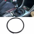 High Flying Carbon Fiber Grain Car Interior Accessories Gear Console Cover Ring Trim Abs 1pc For Subaru Wrx Sti 2015-2021 Only 