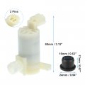 Acropix Car Windshield Washer Motor Pump Replacement Fit For Nissan 350z Pack Of 2 White