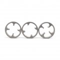 Pipe Threader Plumbing Tools Alloy Plastic Pvc Thread Maker Npt Round Die Set Manual Hand Tool
