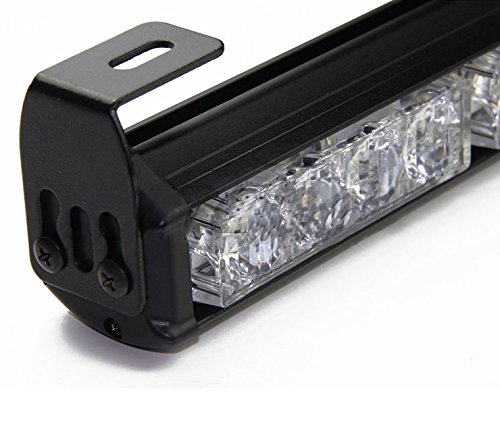 Padhome Led Emergency Warning Traffic Advisor Vehicle Strobe Light Bar 35 5 32 Amber And White
