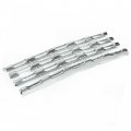 Hecasa Grille Insert Compatible With 2020-2023 Chevy Silverado 2500 3500 Hd Truck Chrome Grill Overlay Plastic Silvery