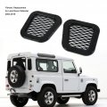 Vent Air Flow Intake Qiilu Front Side Grille Cover Decoration Glossy Black Replacement For Land Rover Defender 2004a 2019