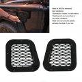 Vent Air Flow Intake Front Side Grille Cover Decoration Glossy Black Replacement For Land Rover Defender 2004a 2019