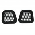 Vent Air Flow Intake Qiilu Front Side Grille Cover Decoration Glossy Black Replacement For Land Rover Defender 2004a 2019