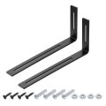 2pcs Adjustable L-shape Corner Brace 130 X 300 30mm L Slotted Joint Right Angle Bracket With Screws For Fixing Furniture Wood 