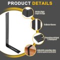 2pcs Adjustable L-shape Corner Brace 130 X 300 30mm L Slotted Joint Right Angle Bracket With Screws For Fixing Furniture Wood