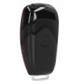Car Keyless Entry Smart Remote Key With 2inch Lcd Touch Screen For Start Stop Engine Button Window Lift Function Side Keys Red 