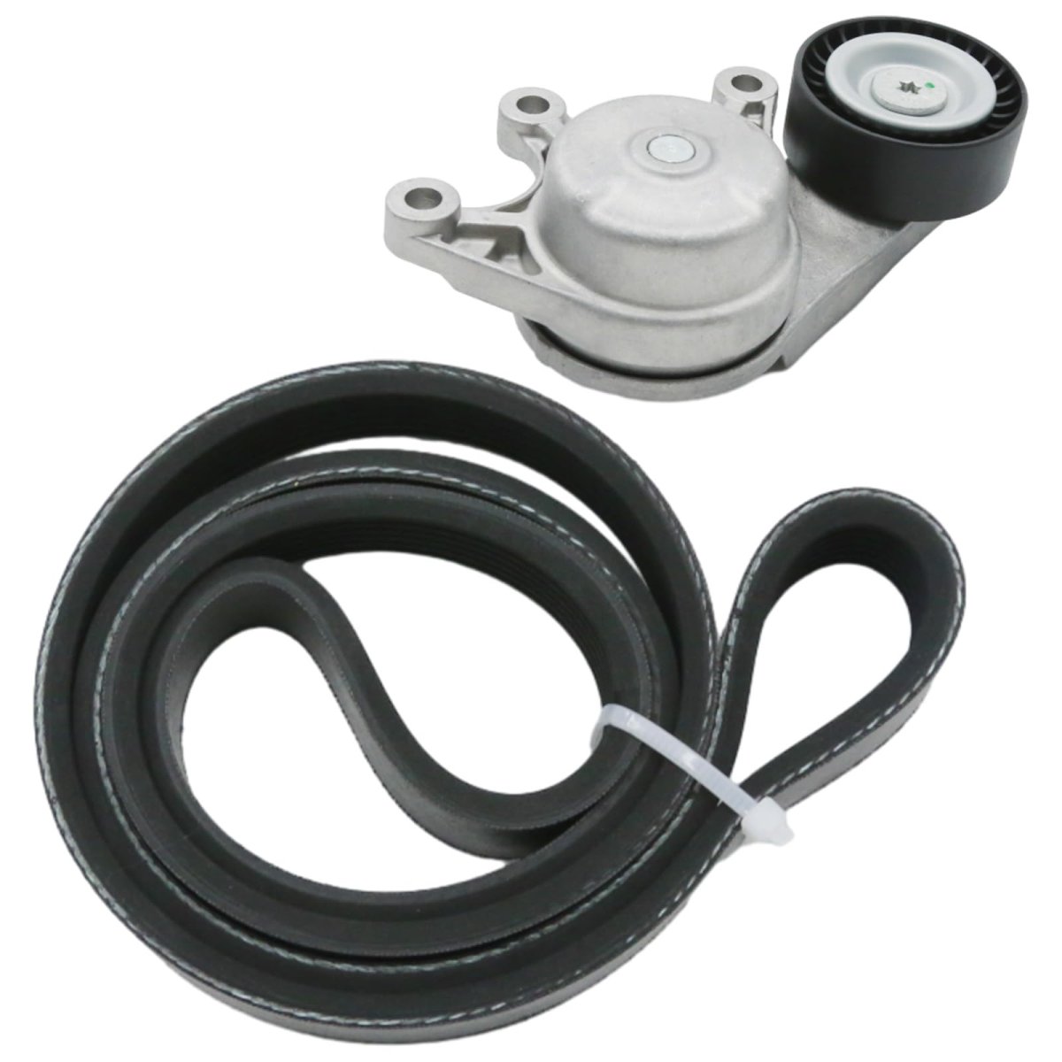 Drive Belt Tensioner And Ribbed V Kit 11287618848 For Bmw 228i 2014 2016 X3 2013 2017 320i 328i 428i 528i X1 X4 Z4 Replaces