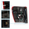 Amerilite Red Clear Led Replacement Tail Lights For 99-04 Jeep Grand Cherokee Passenger And Driver Side