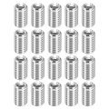 30pcs Threaded Insert M4-0 7x10 M6-1x10 Stainless Steel 303 Screw Sleeves Thread Repair Inserts For Mechanical Equipment 