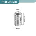 30pcs Threaded Insert M4-0 7x10 M6-1x10 Stainless Steel 303 Screw Sleeves Thread Repair Inserts For Mechanical Equipment