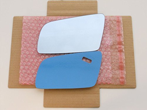 Blue Tint Replacement Mirror Glass For Bmw E60 E61 E63 E64 Driver Side Left 8 3 16 In Diagonal With Full Size Adhesive