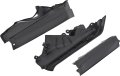 Hecasa 3pcs Engine Upper Compartment Partition Panel For 2006-2013 Bmw X5 E70 2008-2014 X6 E71 E72 Replacement 51717169419 