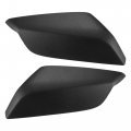 Black 1 Pair Car Driver Passenger Side Door Wing Mirror Cover Rear View Cap For Chevy Chevrolet Malibu 2016 2017 2018 2019 No 
