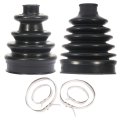 Outer Inner Cv Joint Boot Kit For Polaris Ranger Xp 900 2013 2014 2015 Replace 900941 901381 Pair 