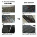 Liru Rear Panels Side Seat Tail Fairing Cover Set Cowl Abs Carbon Fiber Pattern Motorcycle For Kawasaki Zx-14 Ninja 2006-2011
