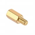 Uxcell M4x10mm 6mm Male-female Brass Hex Pcb Motherboard Spacer Standoff For Fpv Drone Quadcopter Computer Circuit Board 30pcs