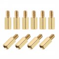Uxcell M4x10mm 6mm Male-female Brass Hex Pcb Motherboard Spacer Standoff For Fpv Drone Quadcopter Computer Circuit Board 30pcs 