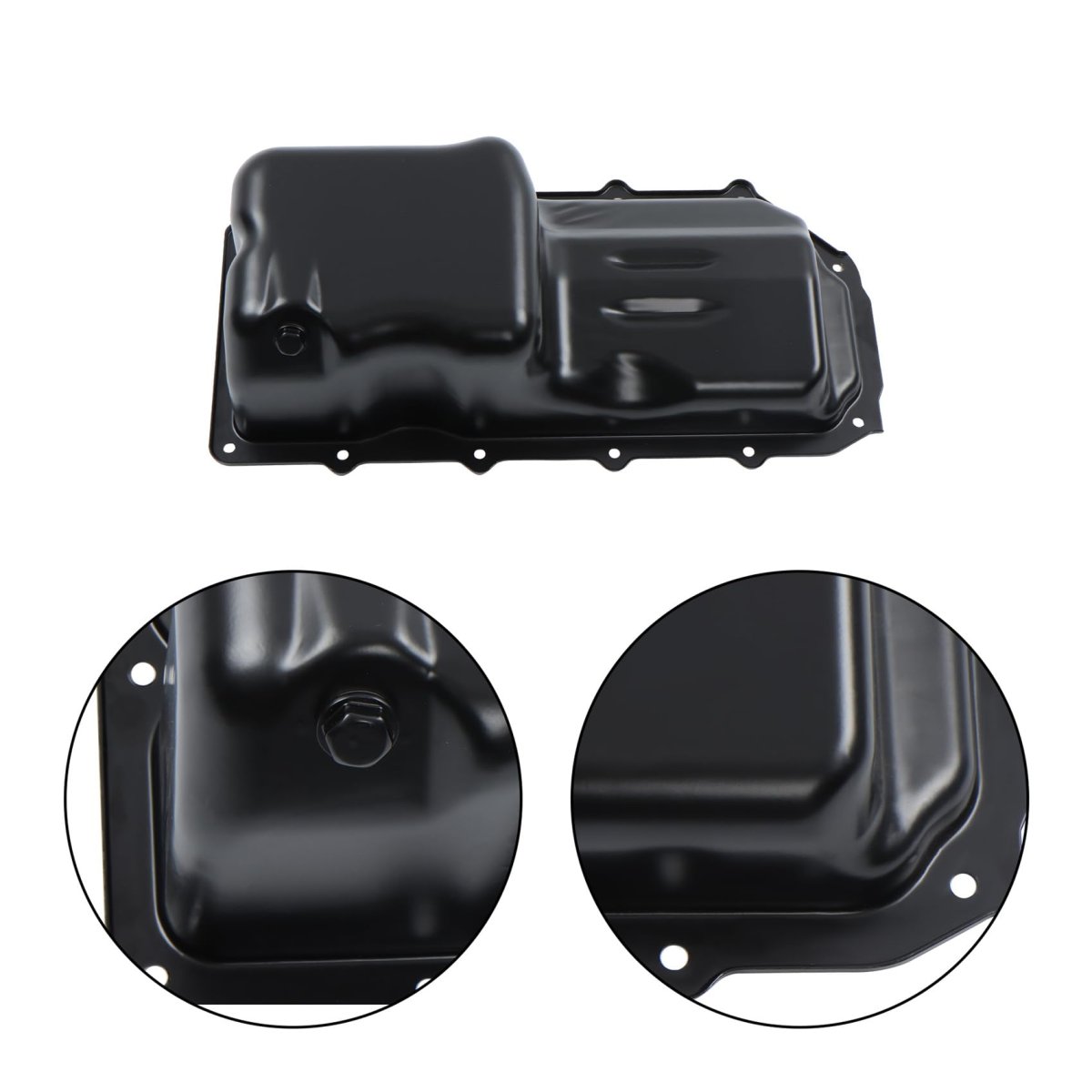 Engine Oil Pan Sump With Drain Plug Replacement For Sebring Avenger Eagle Talon And Eclipse 1995 To 1999 L4 2 0l Model 264-208